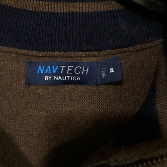 🌺 Nautica “ Nav Tech” Sweater Men’s XL in Rich Brown. - Picture 3 of 3